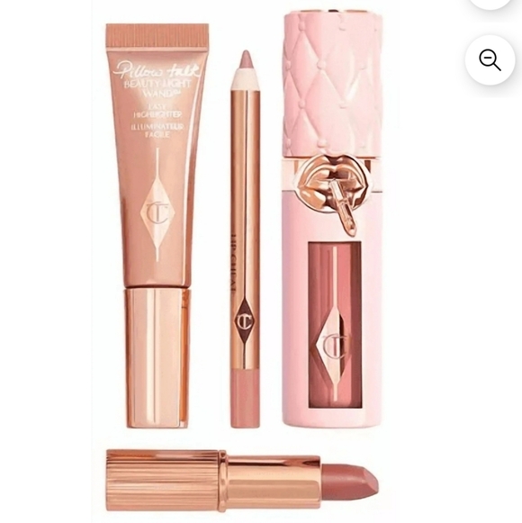 NIB Charlotte Tilbury 4 Piece Pillow Talk Iconic Lip and Cheek Set - Picture 6 of 6
